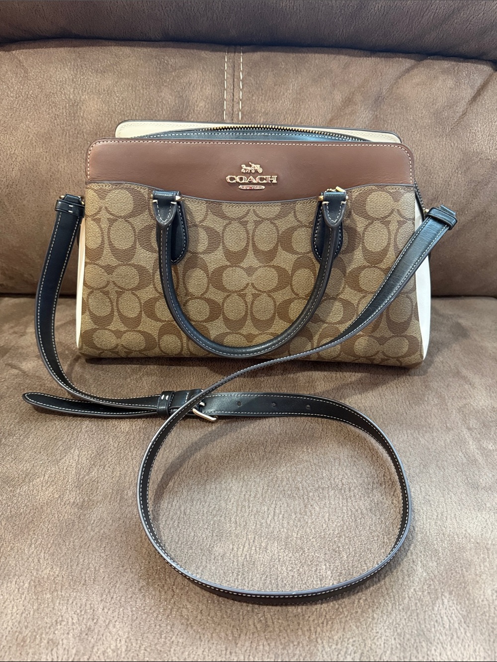 Coach Signature Darcie Handbag
